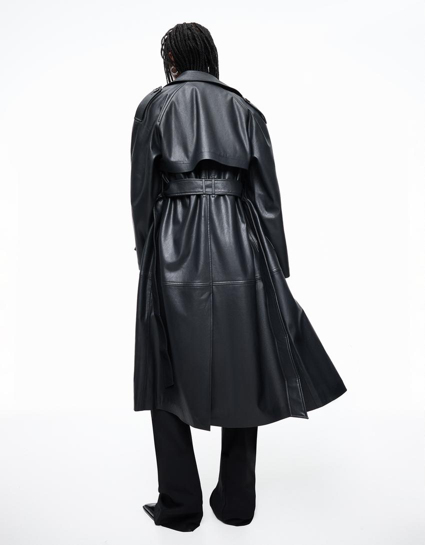 Trench in pelle