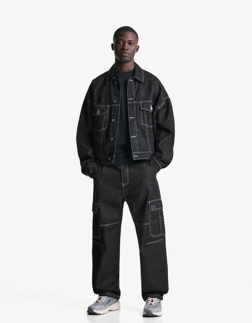 Denim trucker jacket