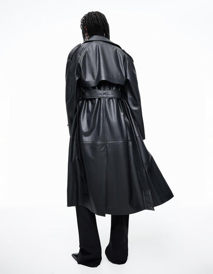 Trench in pelle