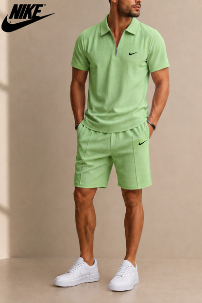 NK™ Textured Performance Polo Set By QERIOO™