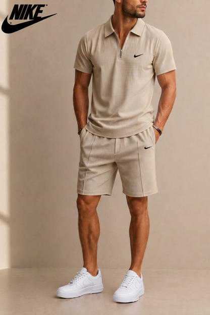 NK™ Textured Performance Polo Set By QERIOO™