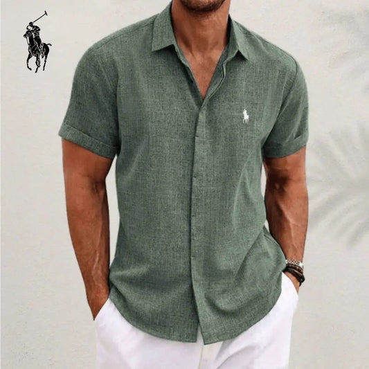 Ralph Lauren Elegant Linen Cotton Shirt