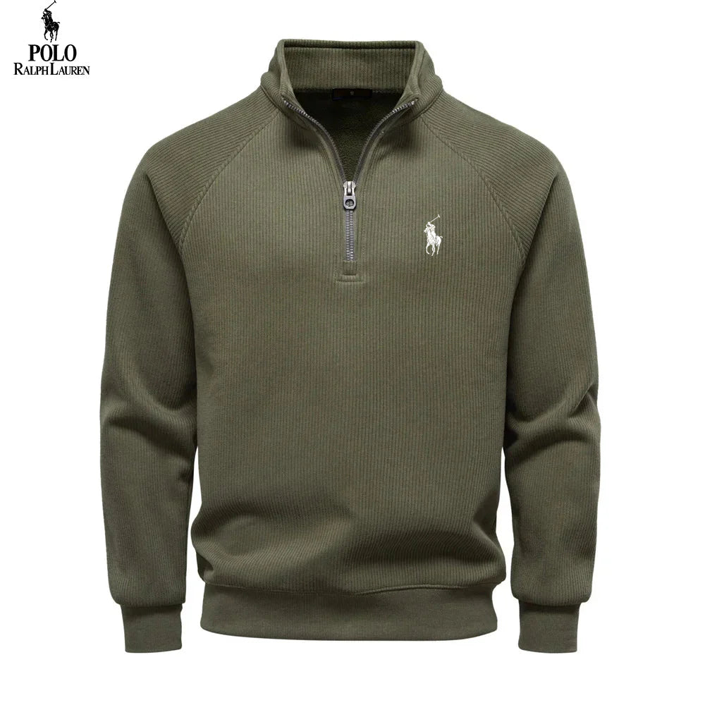 QERIOO™ | RL™ Premium Quarter-Zip Sweater