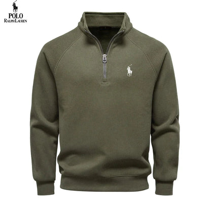 QERIOO™ | RL™ Premium Quarter-Zip Sweater