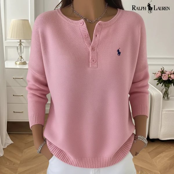 QERIOO™ | Soft Sweater With Button Details R.L
