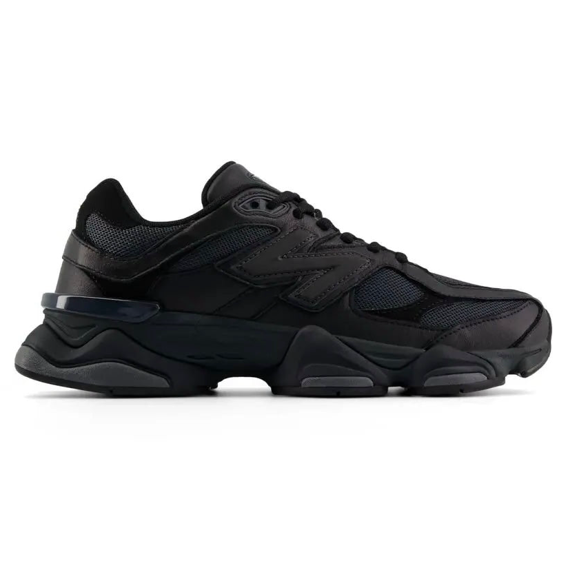 New Balance 9060 Triple Black Leather