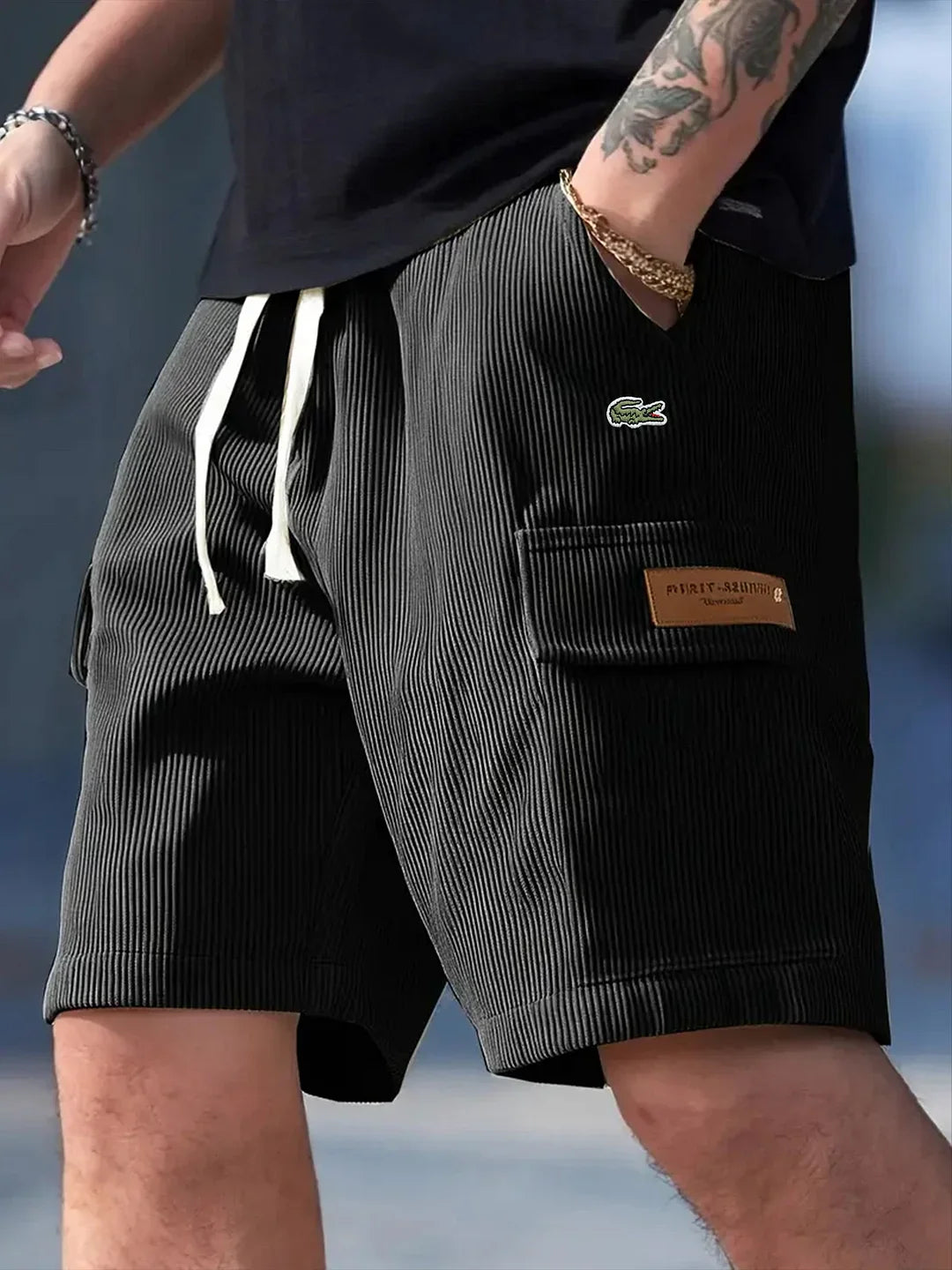 LC™ | Men’s Loose Striped Casual Shorts