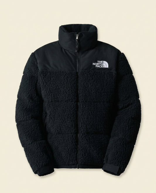 Blusão Puffer TNF Nuptse em Sherpa