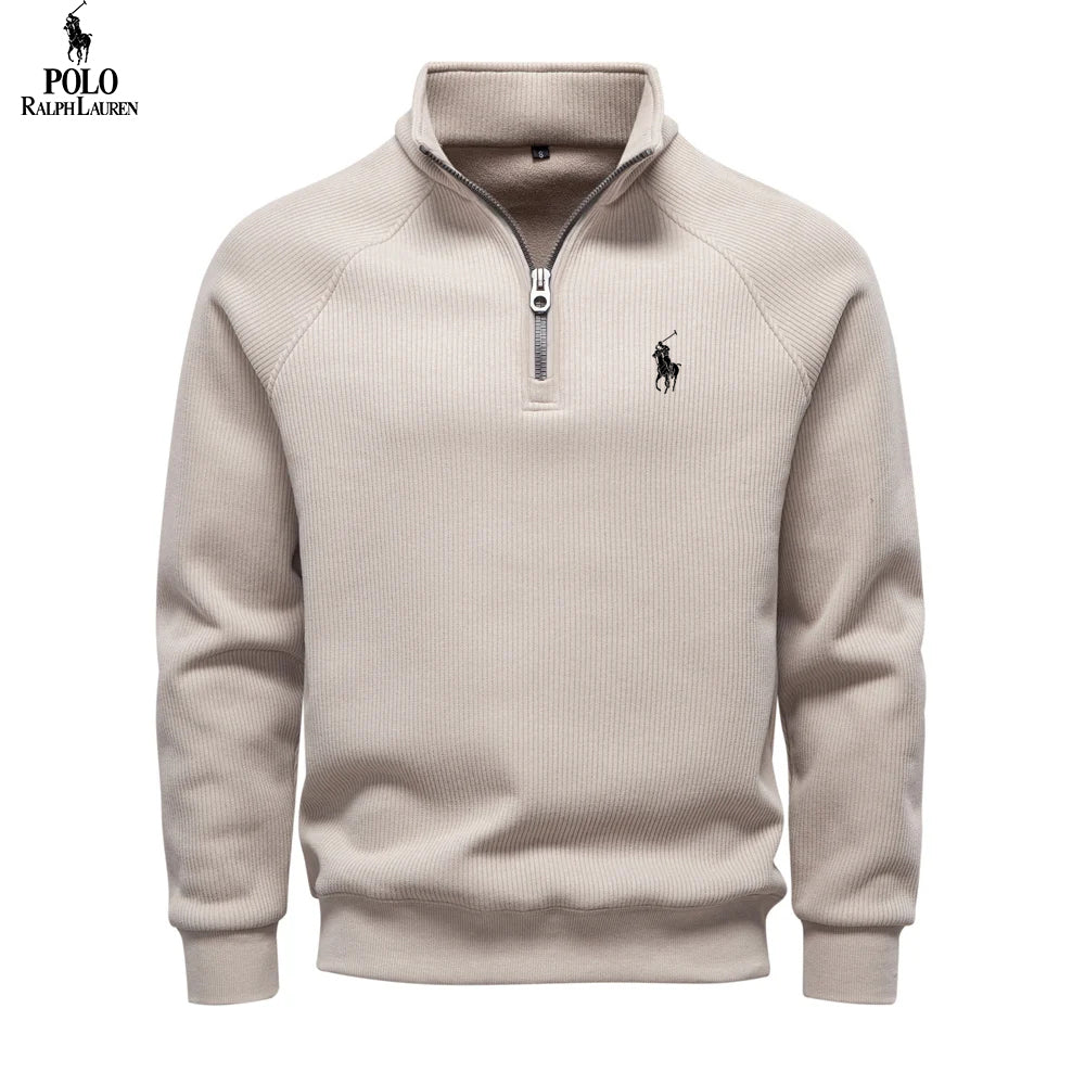 QERIOO™ | RL™ Premium Quarter-Zip Sweater