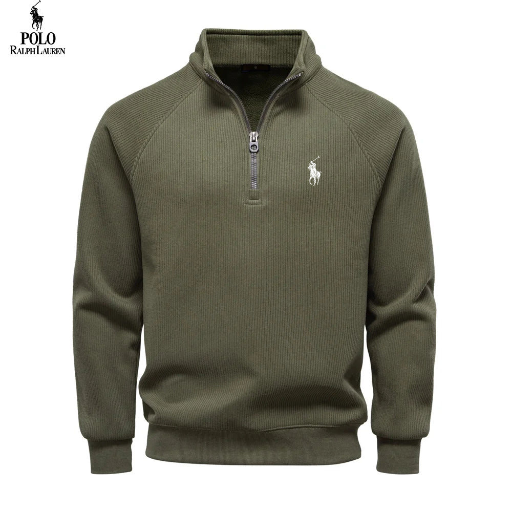 QERIOO™ | RL™ Premium Quarter-Zip Sweater
