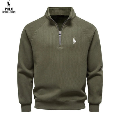 QERIOO™ | RL™ Premium Quarter-Zip Sweater