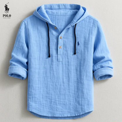 RL™ Premium Linen Hooded Shirt