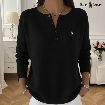 QERIOO™ | Soft Sweater With Button Details R.L