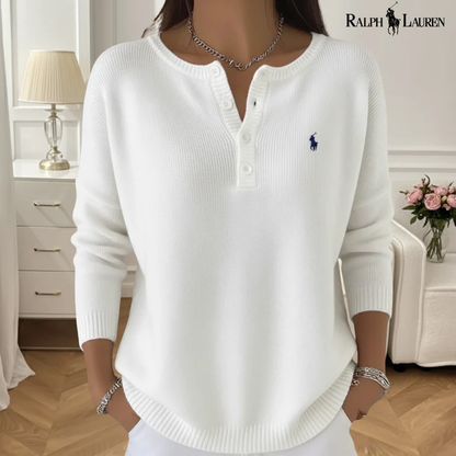 QERIOO™ | Soft Sweater With Button Details R.L