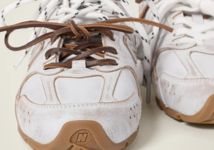 NB X Miu Miu 530 SL Suede Sneakers
