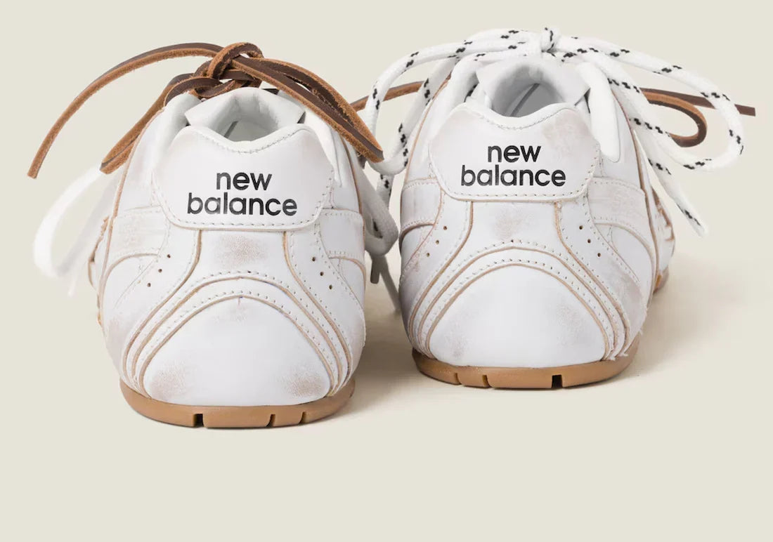 NB X Miu Miu 530 SL Suede Sneakers