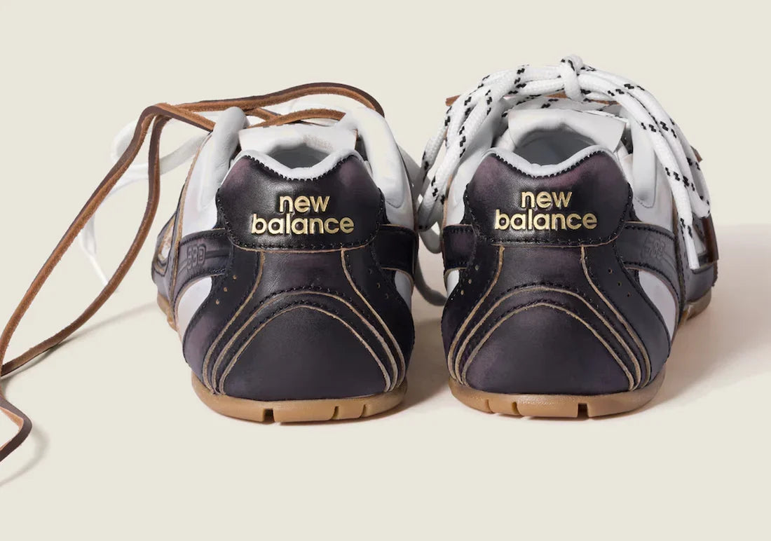 NB X Miu Miu 530 SL Suede Sneakers