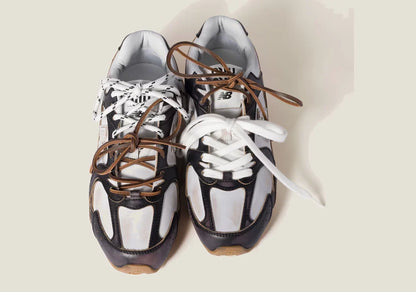 NB X Miu Miu 530 SL Suede Sneakers