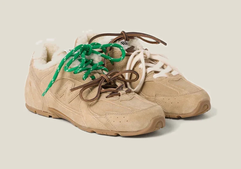 NB X Miu Miu 530 SL Suede Sneakers