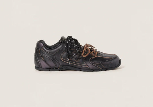NB X Miu Miu 530 SL Suede Sneakers